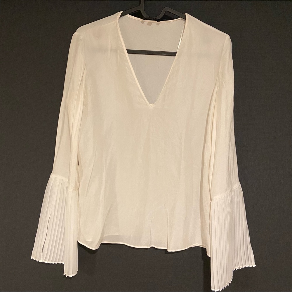 Massimo Dutti White Blouse size us 2